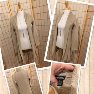 Wet Seal sz xl tan cardigan